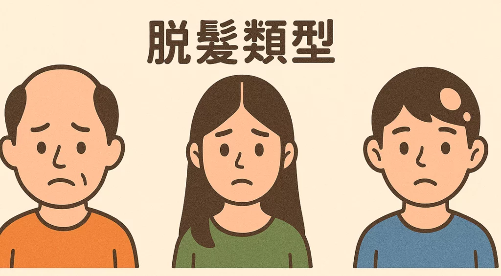常見落髮類型